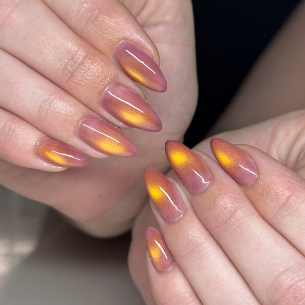 BIAB Medium Nail Art