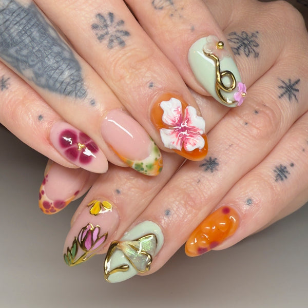 Multi-Medium Nail Art