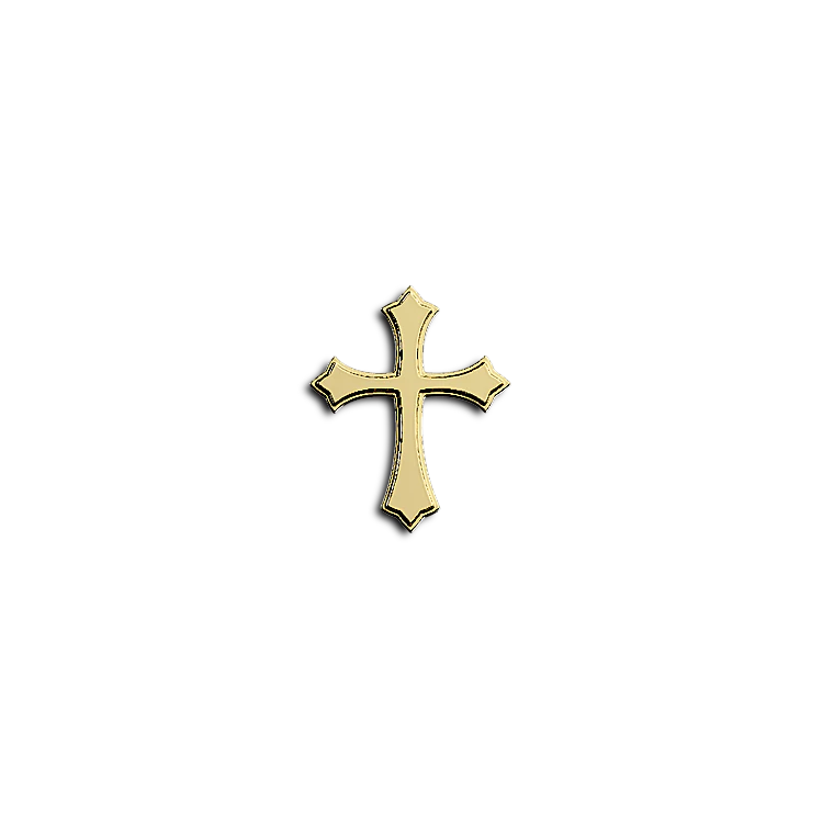 Holy Cross 18k Gold Gem